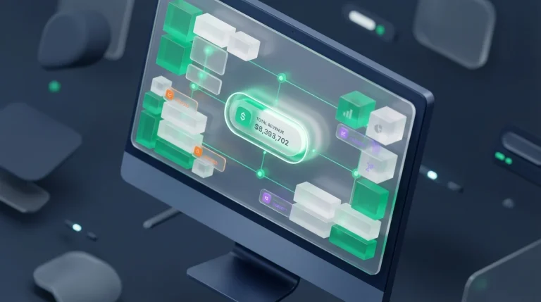 Computer monitor showing a spreadsheet highlighting a cell to illustrate variables in Google Sheets.
